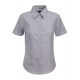 Lady-Fit Short Sleeve Oxford Blouse - Oxford Grey