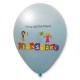 Luftballons mit High Quality Precision Print-Hellblau