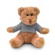 Teddybär mit Hoody JOHNNY - grau