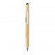 5-in-1 Bambus Tool-Stift, braun, Ansicht 2