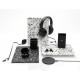 TWS Ohrhörer aus RCS Standard recyceltem Kunststoff, schwarz, Ansicht 10