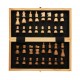 Faltbares Schach-Set aus Holz, braun, Ansicht 3