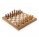 Faltbares Schach-Set aus Holz, braun, Ansicht 5