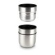 ROMINOX® Isolierkanne // Cup in Cup - mit 2 Deckeln - silber, Ansicht 2