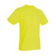Crew Neck T-Shirt Active Cotton Touch - Cyber Yellow