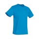 Crew Neck T-Shirt Active Cotton Touch - Hawaii Blue