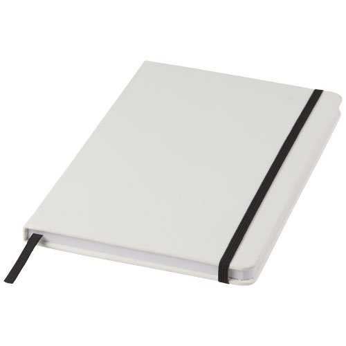Witte A5 spectrum notitieboek met gekleurde sluiti