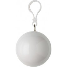 PVC poncho in een plastic bal 'Universum' - wit