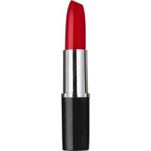 Balpen in de vorm van lipstick 'Glossy' - zwart / rood