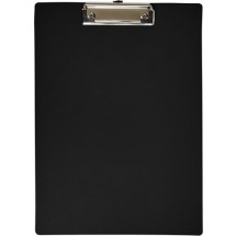 Kunststof klembord / clipboard (A4) - zwart