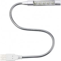 USB computerlampje - zilver