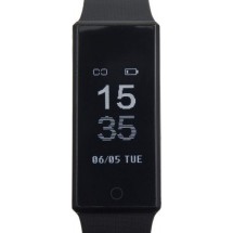Roestvrijstalen smartwatch - zwart