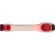 Siliconen armband met twee LED lampen 'Training' - rood