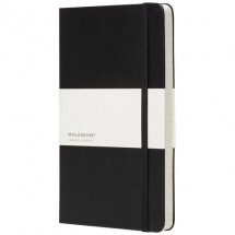 Classic L hard cover notitieboek - gestippeld - Zwart