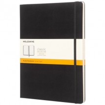 Classic XL hard cover notitieboek - gelinieerd - Zwart