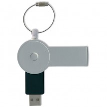 USB flash drive Safety twist 4GB - zilver