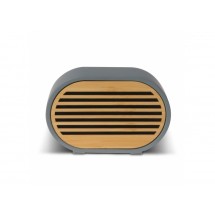 Lautsprecher und Wireless-Charger aus Kalkstein 5W, Grau
