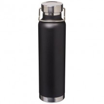 Thor Kupfer Vakuum Isolierflasche - schwarz