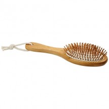 Cyril massage- en haarborstel van bamboe - Naturel