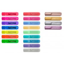 Textliner translucent, pastel or metallic - pink