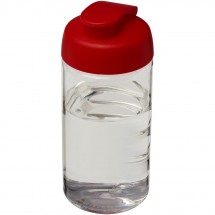 H2O Bop® 500 ml sportfles met flipcapdeksel - Transparant,Rood
