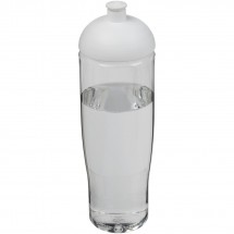 H2O Tempo® 700 ml bidon met koepeldeksel - Transparant,Wit