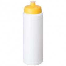 Baseline® Plus 750 ml drinkfles met sportdeksel - Wit/geel
