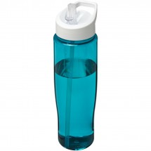 H2O Tempo® 700 ml sportfles met fliptuitdeksel - aqua blauw,Wit