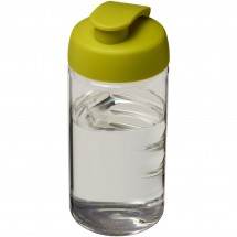 H2O Bop® 500 ml sportfles met flipcapdeksel - Transparant,Lime