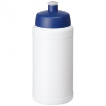 Baseline® Plus 500 ml drinkfles met sportdeksel - Wit/blauw