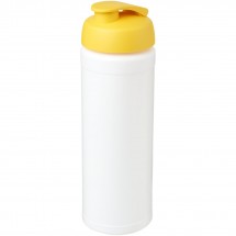 Baseline® Plus grip 750 ml sportfles met flipcapdeksel - Wit,geel