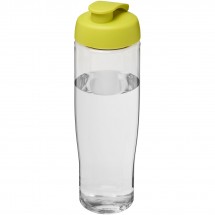 H2O Tempo® 700 ml sportfles met flipcapdeksel - Transparant,Lime