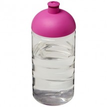 H2O Bop® 500 ml bidon met koepeldeksel - Transparant/Roze