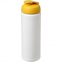 Baseline® Plus 750 ml sportfles met flipcapdeksel - Wit,geel