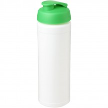 Baseline® Plus grip 750 ml sportfles met flipcapdeksel - Wit,Groen