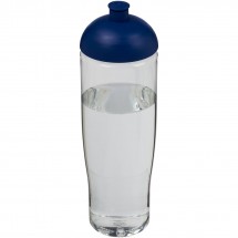H2O Tempo® 700 ml bidon met koepeldeksel - Transparant,blauw
