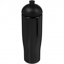 H2O Tempo® 700 ml bidon met koepeldeksel - Zwart