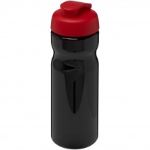 H2O Base® 650 ml sportfles met flipcapdeksel - Zwart,Rood