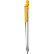 Kugelschreiber INSIDER SILVER - mango-gelb transparent