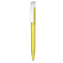 Kugelschreiber CLEAR TRANSPARENT SOLID - ananas-gelb transparent