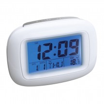 Wekker met thermometer REFLECTS-DILI WHITE