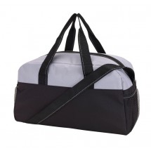 Sports bag "Fitness", 300D, black/grey