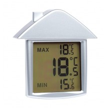 Thermometer"Comfort" w/suction cup,silve