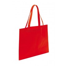 Non-woven shopping bag"Market",red