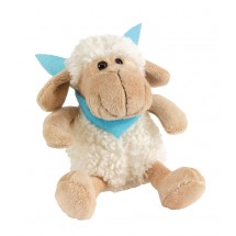 Plush sheep "Rosi" w turquois scarf