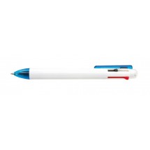 Multi color pen,white / blue transparent