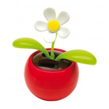 Solar Flower "Waver", red/white/green