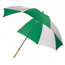 Golf umbrella "Rainy green/white
