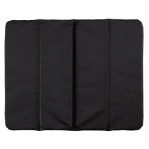 Chair cushion, 3times foldable, Black