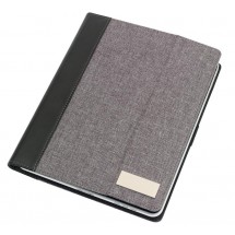 Tablet Portfolio "LINEN", blck/grey